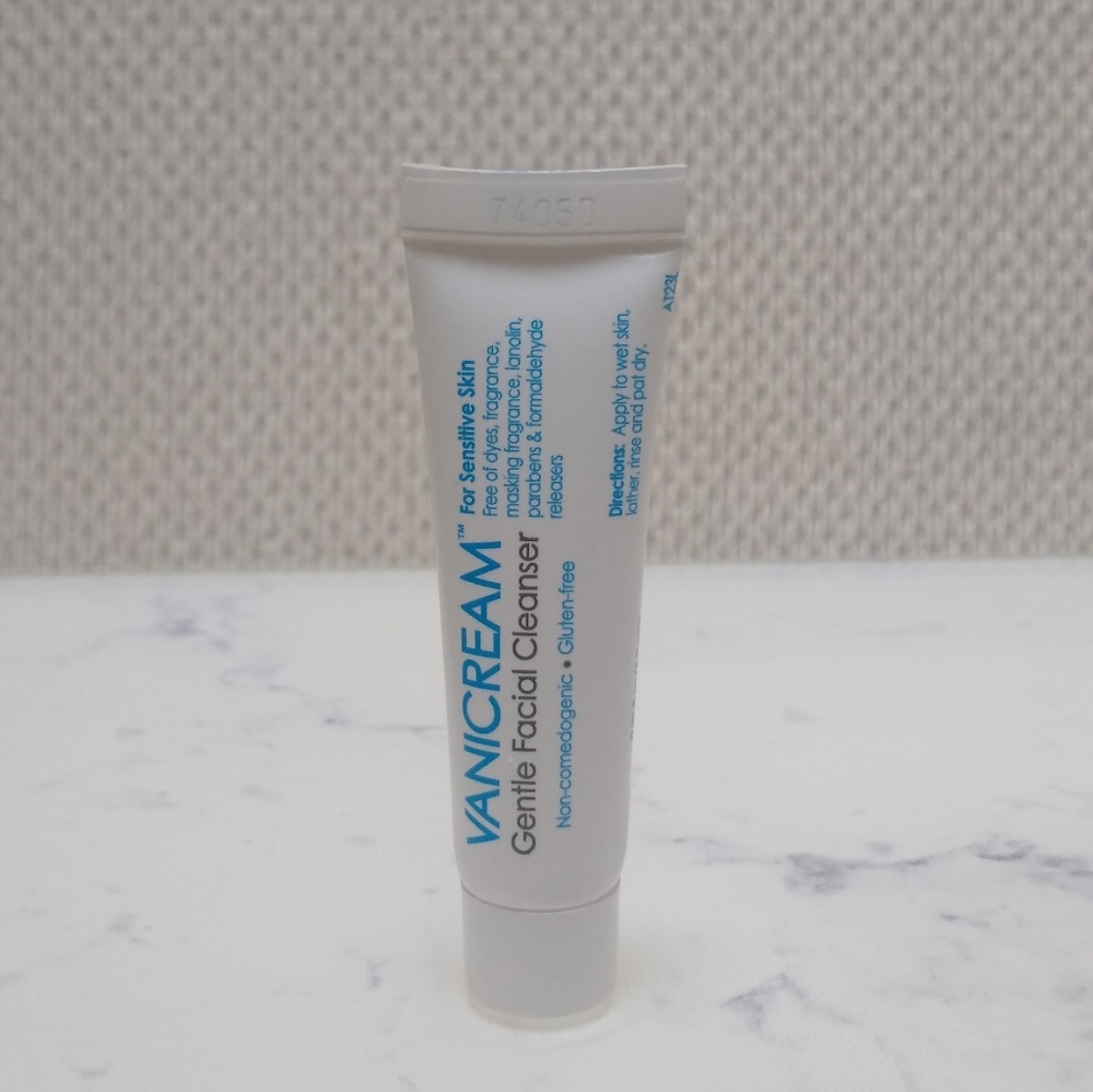 Vanicream Gentle Facial Cleanser Mini Travel Size .21 Oz